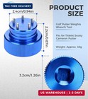 1-pack Round Golf Screw Wrench Spanner Tool