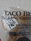 Taco Bell Plush Talking Chihuahua  Sealed In Package  Needs Battery 