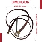 Medieval Reenactment Theater Renaissance Festival Genuine Leather Belt 72 Inches