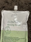 Wella Elements Renewing Shampoo 33 8 Oz  Pouch Brand New  