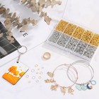 4600pcs Assorted Silver   Gold Jump Rings W  Tools Diy Jewelry Repair