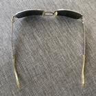 Vintage Ray-ban Deep Groove Silver Military Aviator Sunglasses 1960s W  Case