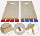 Size 4x2  Bean Bag Toss Cornhole Board Game Set Plywood
