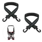2pcs Ski And Boot Carrier Straps  20 7x1 Inch Portable Ski Carrier Straps Black