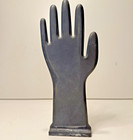 Vintage Grey Ceramic Flat Glove Mold Hand Display 12    High