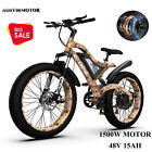 Aostirmotor Ebike 26  1500w Electric Bike Mountain Bicycle 48v 15a Fattire Ebike