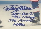 Teemu Selanne Signed 8x10 Photo With 3 Inscriptions  Frozen Pond Coa Hof Jets