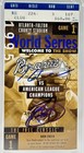 Tom Glavine   David Justice Signed 1995 World Series Game 1 Ticket Stub Psa 10