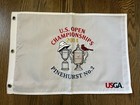 Lot Of 5 Usga Pga Flags - Us Open  Masters  Pinehurst  Erin Hills  Chambers Bay