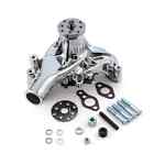 Sbc Chevy 305 327 350 400 V Belt Pulley W bracket Kit   Long Water Pump Ps Pump