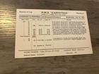 Cunard Line Rms Carinthia Abstract Log