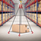 3 8  X 10  Chain Sling 4 Legs G80 Lifting Chain With Grab Hooks 22046 23lbs New