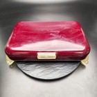 Mid Century Modern Lucite Decorative Flatware Box Mcm art Deco Era Vintage