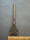 Celtic Knot Look Brass Metal Letter Opener Vintage Desk Accessory