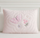 Pottery Barn Kids Wildflower Butterfly Quilt Sham Twin Fullqueen Sold Separately