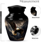 Black Eagle Fly Urns For Human Ashes Adult Male - Small Keepsake Urn For Human A