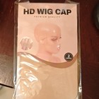 Hd Wig Cap Light Brown One Size Breathable Washable Reusable 2 Pieces