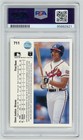 Dave Justice Atl  Braves Signed 1990 Ud Upper Deck Rookie Card  711 Psa Auto 821