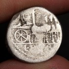 Jupiter King Of The Gods Denarius 87bc Ancient Roman Republic Silver Coin Dossen