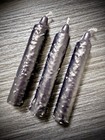 Protection Magick Taper Candle  set Of 3  Handmade  Organic  Witchcraft  Wicca