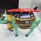 Cow Parade  cow-a-bunga    Resin Figurine  9148 Vintage-retired 2002 New Box Tag