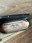 Willson Goggles E1 1900s Side Shield Mesh Safety Glasses Wire Arms Original Case