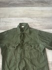 Vintage Us Army Og-107 Class 1 Button Up Shirt Size 15 5x35 Green Vietnam 1970