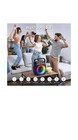 Karaoke Machine  Portable Bluetooth Speaker With 2 Wireless Microphones For A   