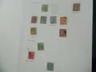 India Stamps Collection Qv - 1980s   States In Red Album
