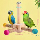 Bird Perch Toy - Suitable For Small   Medium Parrots  Conures  Cockatiels  Loveb