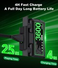2x3600mwh Rechargeable Battery  charger Dock For Xbox One series X s Controller