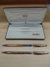 Cross 14 Karat Gold Filled Mechanical Pencil And Pen Set In Original Box