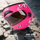 Kids Motorcycle Helmet With Panda Design And Racing Gloves Set  Dot Certifica   