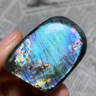 84g  Natural Purple Labradorite Quartz Crystal Stone Specimen Healing