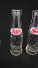 2 Vintage Miniature Glass Pepsi Bottle 4 25  -  drink Pepsi Cola  Bottle