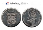 2018  1 2 Balboa Coin Half Dollar   Mint Panama