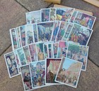 Antique Vintage German Cigarette Trade Cards In Packs Big Set Rare