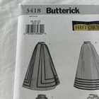 Butterick 3418 Making History Victorian Skirt Costume Sewing Pattern 18-22 New