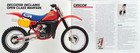 1984 Honda Cr500r 4-page Sales Brochure-literature Vintage Cr 500 Oem