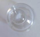 Vintage Clear  Etched Glass Jelly Bowl With Lid  5  Tall X 4  Diameter