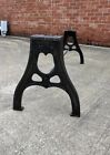 16 5    Tall    rustic    Finish Cast Iron Coffee Table Bench Legs Industrial