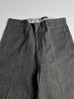 Vintage 1940s 1950s French Work Pants Salt Pepper Made In France Size 32 X 29