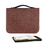 Leather Classic Bible Cover Carrying Book Case Large Church Bag Bible Protective