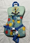 Speedo Infant Pfd Swimming Life Jacket Vest Bee Cool Flotation Collar Soft Used