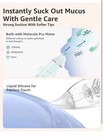 Grownsy Nasal Aspirator For Baby  Electric Nose Aspirator For Toddler  Baby Nose