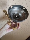Antique Medical 1800s Vapo Cresolene Oil Kerosene- Lamp Holder - Stand 6 25   