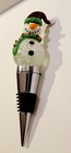 Pier 1 Imports Led Bottle Stopper Snowman W color Changing Light 