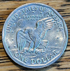 Rare - Error 1979 P Susan B Anthony Usa Dollar - Filled Die Obverse