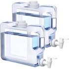 Funnymoom Pack 0  8 Gallon Fridge Water Dispensers Bottle With Leak-proof 2