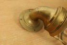 Vintage Solid Brass Caged Wall Light Nautical Lamp 11x4  Inch